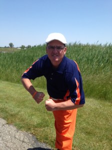 When you shoot like Razor, you can dress in bright colours and flex all you want!