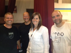 Lucky fan Sally Schneider of Puce Ontario won the 'Meet the  Tomcats' Contest. "I just can't believe I got to meet Sunny... wow," Schneider said. 