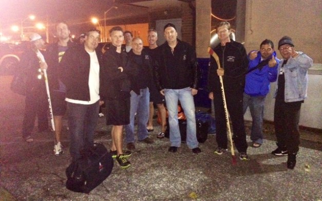 The Tomcats wait to enter the Kapusta after a delay in opening the facility.
