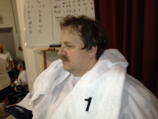 The Danish watches end to end action ...when asked about the goalie photo of last week the Danish said "geez...I thought the baseball gloves were photo shopped from a female baseball team ...you mean that photo was legit?" 