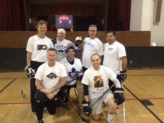 "Old time hockey...with just two teams....the Cleveland Barons 