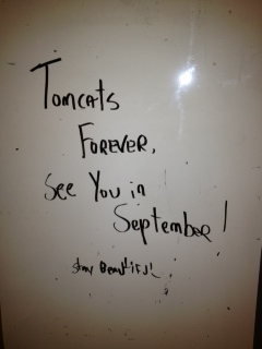 The white board says it all!