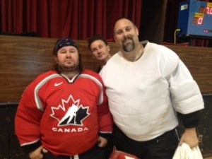 The Three Handsome Goaltenders...wait a second, is it just me or is Razor looking a whole lot younger these days?