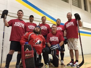 The Tomcats are considering retiring the Yellow Ukraine shirts and have gone with a red shirt for Tuesday nights to alternate with the lime green...looking good Hurricane Crimson Tide! 