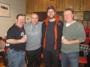 The President posing for one of many photos after the tournament.