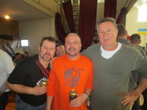 Sparky is surprised to feel Junior's tongue on his shoulder and exactly where is Hollywood's hand?