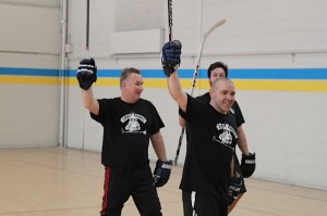 The Land of Rakes receive a standing ovation after their final game.