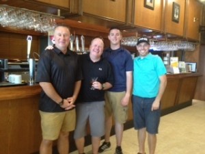 Stevo Sheep Dog Young Scottie and Soupy ....Young Scottie paid $3,000 to play in the Soupy Soup Kitchen Charity Event ...with These three Tomcats .