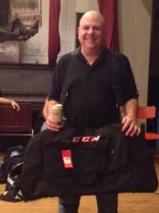 Jingles looking to see some bags ...Sparky shows his bag .