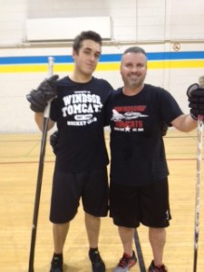 Sol with Dad Sunny...playing Junior now..but will hit pros soon.