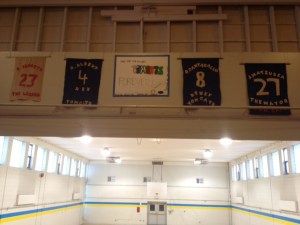 Honoured numbers now hang at the Kapusta Kow Palace