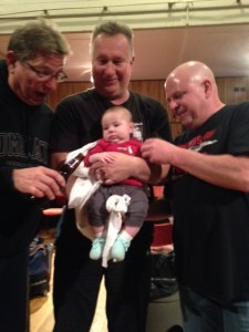 Uncle Turk says "have a beer", Sparky the dad says ..."he is a rye drinker".