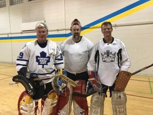 Hurricane, Falcon and Stevo, or is it, Tony Esposito, Chris Osgood and Dominck Hasek? 