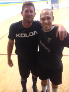 Doc and Soupy happy to be back.  "It used to be guys would come to training camp to train but now everyone comes to camp in shape" indicated Doc