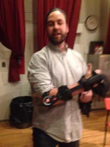 Bionic Arm On Jingles .....Tomcat Doctors "We can make him better ...stronger ...."