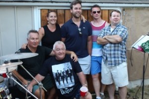 Ghost Crossing, with band fan, Crow Snr. Please  consider coming out and supporting your fellow Tomcats in this fun fundraiser organized by Hollywood.